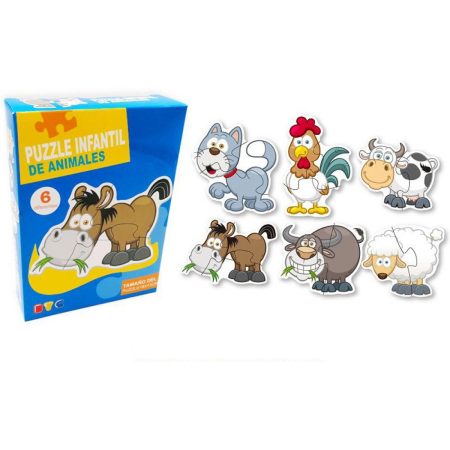 Puzzle de Madera de Animales (2 años)