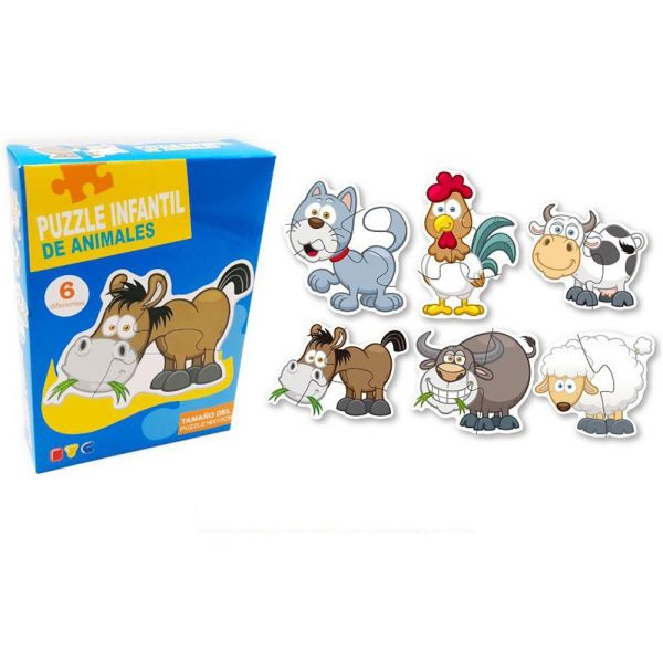 Puzzle de Madera de Animales (2 años)