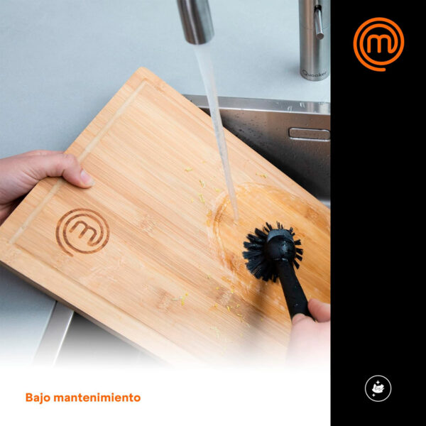 Tabla de cortar de Bambú Masterchef 38,5  x 26,5 x 1,5 cm - Imagen 2
