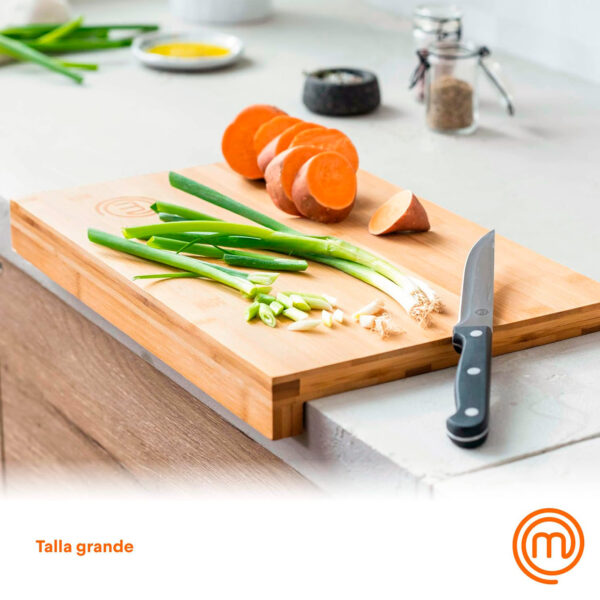 Tabla de cortar de Bambú Masterchef 38,5  x 26,5 x 1,5 cm - Imagen 4