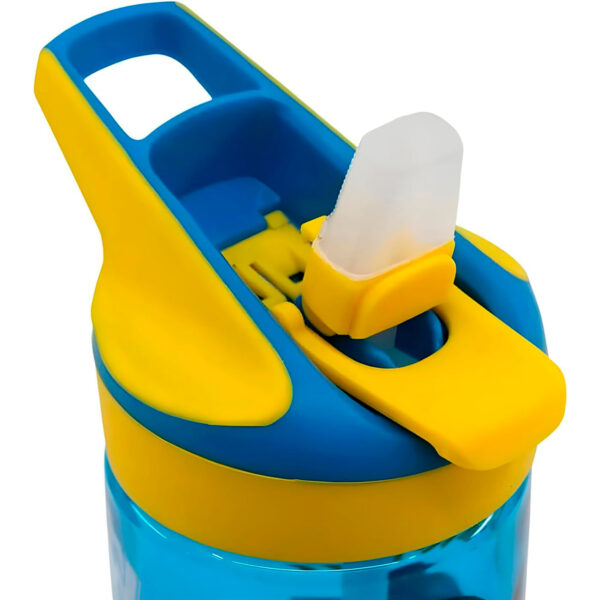 Botella infantil Patrulla Canina con pajita – Reutilizable y sin BPA (410 ml) - Imagen 2