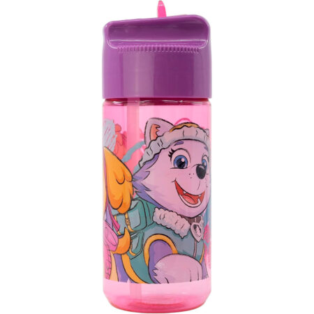 Botella Patrulla Canina con pajita – Skye y Everest (540 ml)