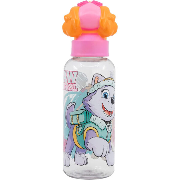 Botella Patrulla Canina Girl 3D con pajita – Skye (470ml) - Imagen 3