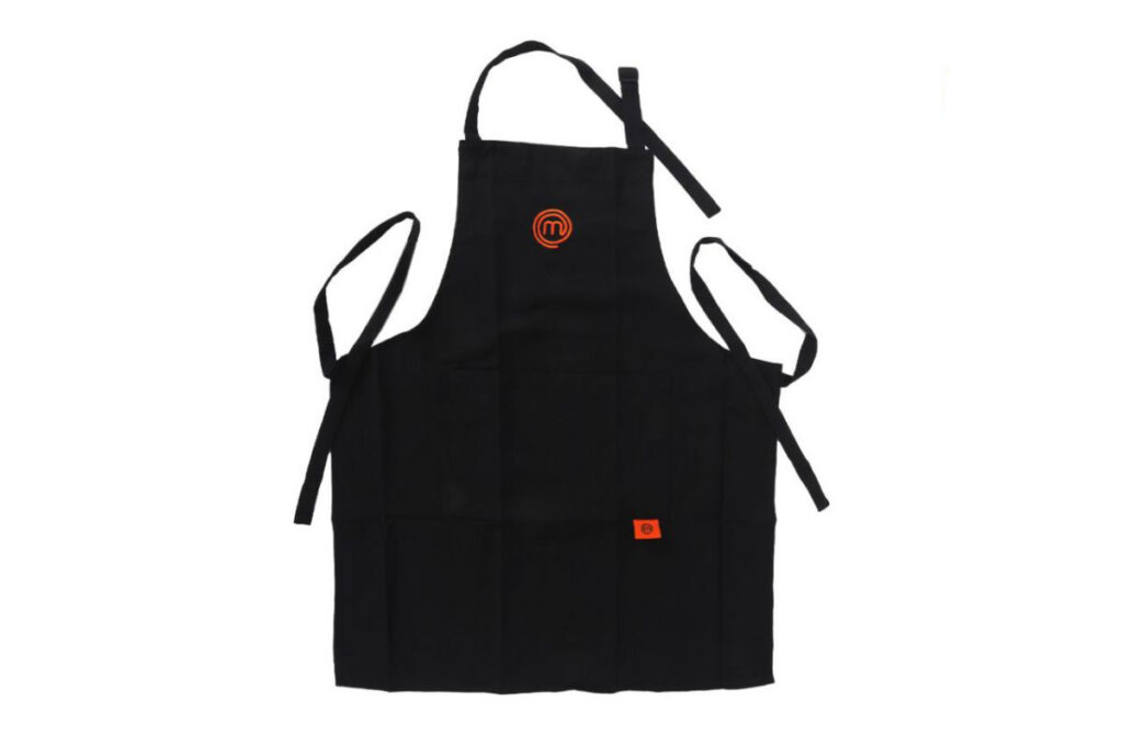 Delantal Oficial MasterChef con Bolsillo – 100% Algodón – Delantal de Cocina Unisex Profesional